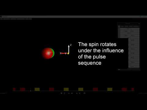 Video thumbnail: SpinDrops visualization of dynamical decoupling sequences